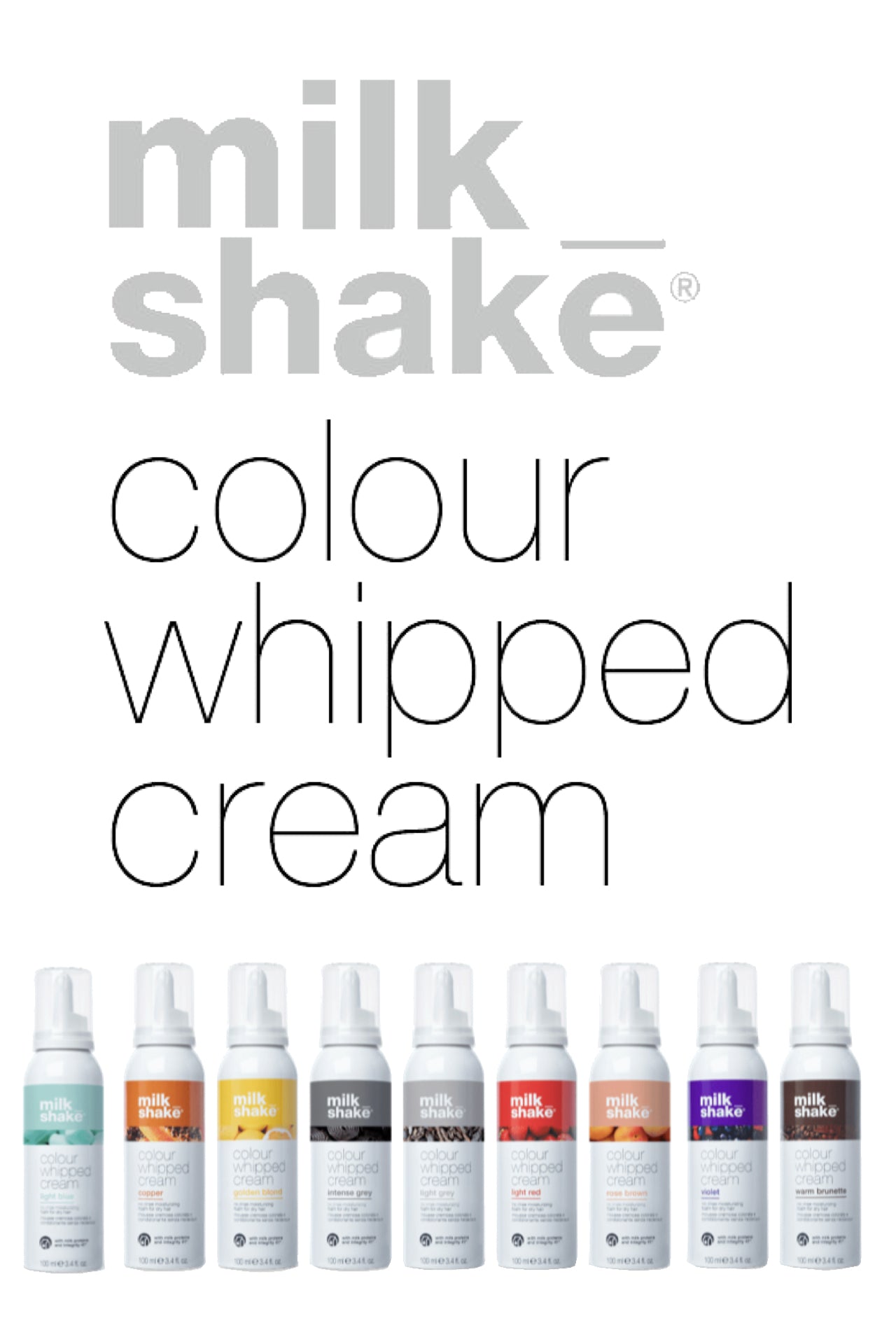 Milk_Shake Colored Whipped Cream