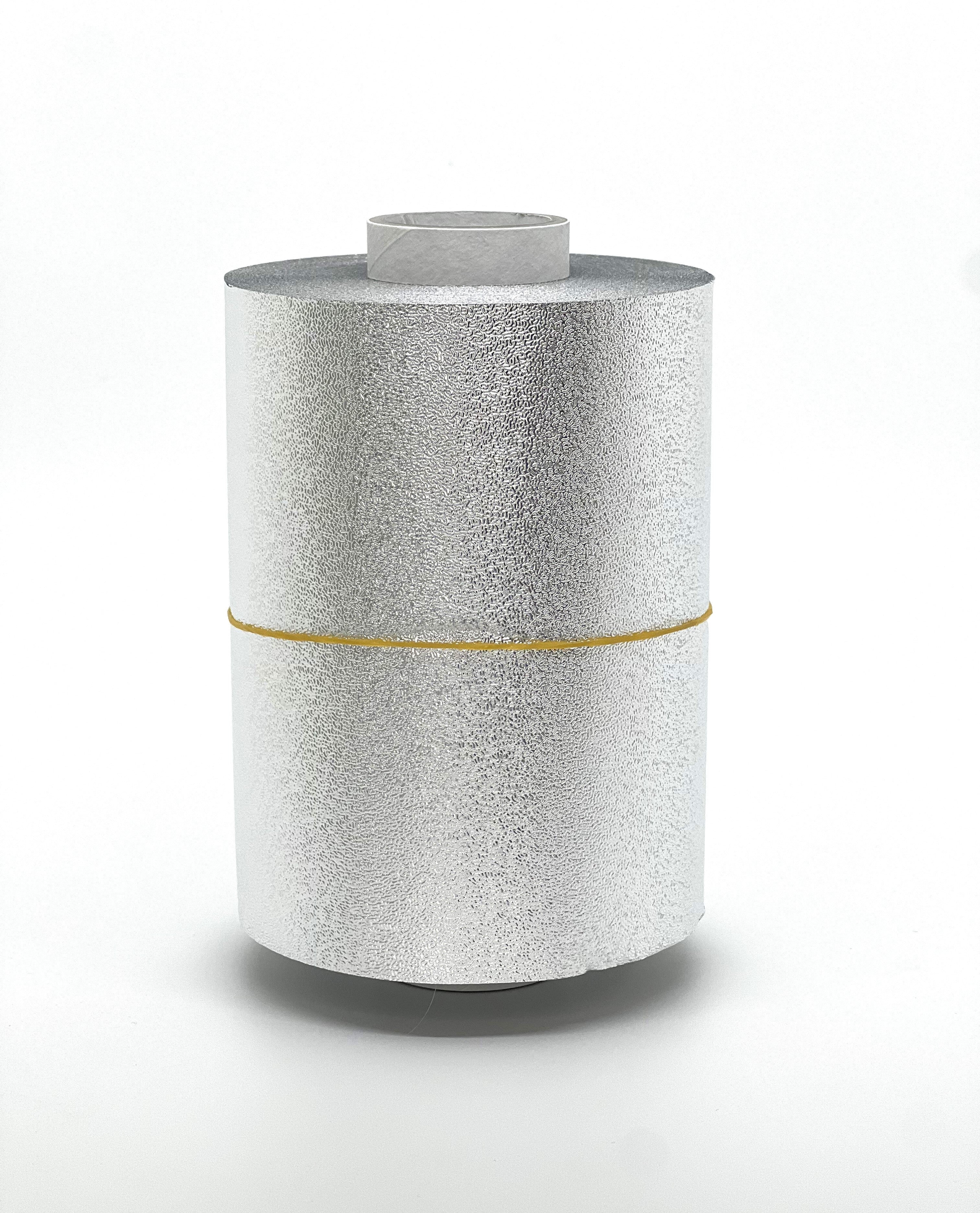 Quality Touch Silver 250ft Embossed Foil Roll