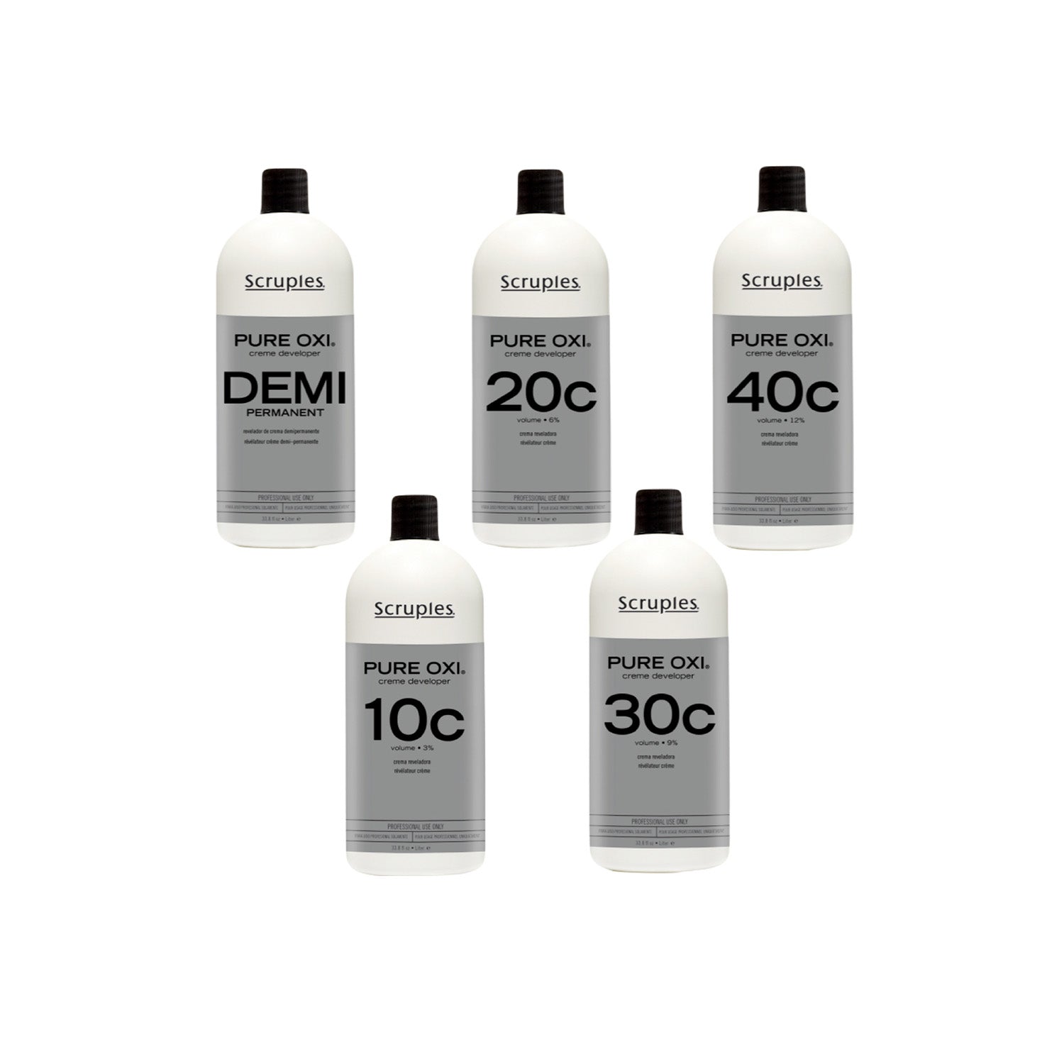 SCRUPLES Pure Oxi Creme Developers