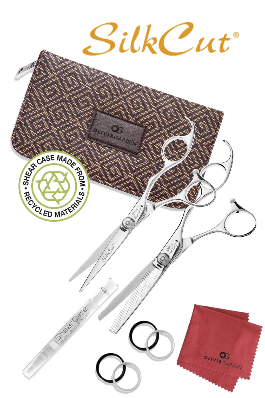 Olivia Garden SilkCut Shear &amp; Thinner Case Deal