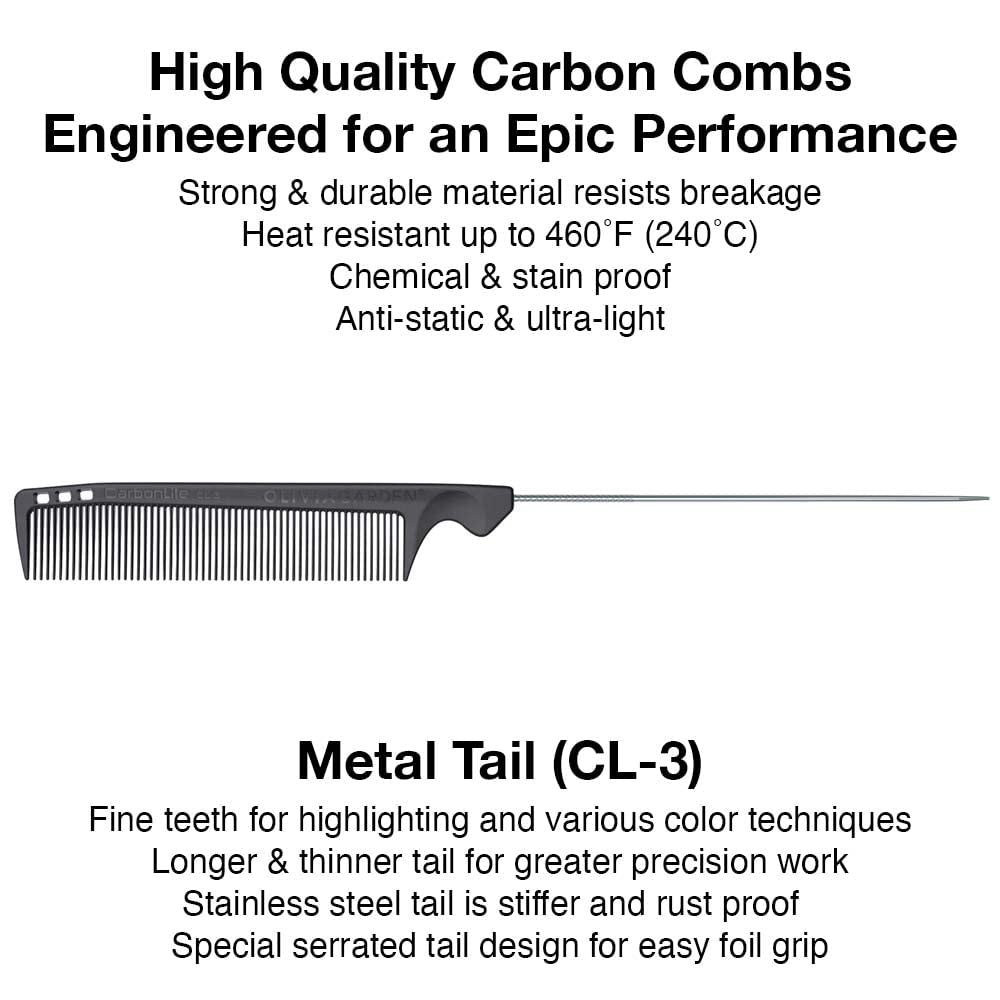 Olivia Garden CarbonLite Combs