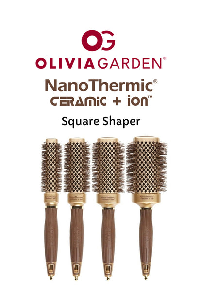 Olivia Garden NanoThermic Ceramic + Ion Square Shaper Collection