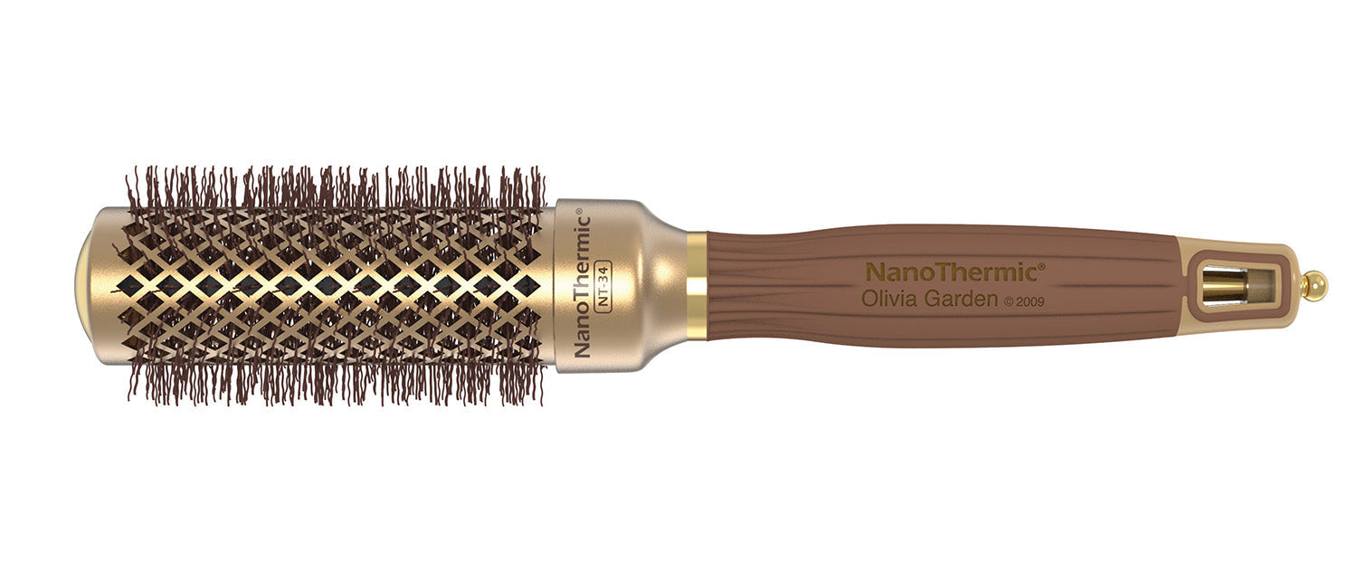 Olivia Garden NanoThermic Ceramic + Ion Round Thermal Collection