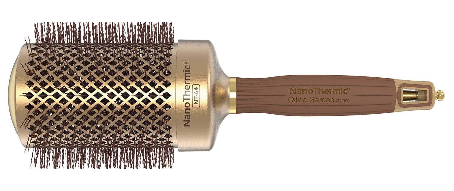 Olivia Garden NanoThermic Ceramic + Ion Round Thermal Collection
