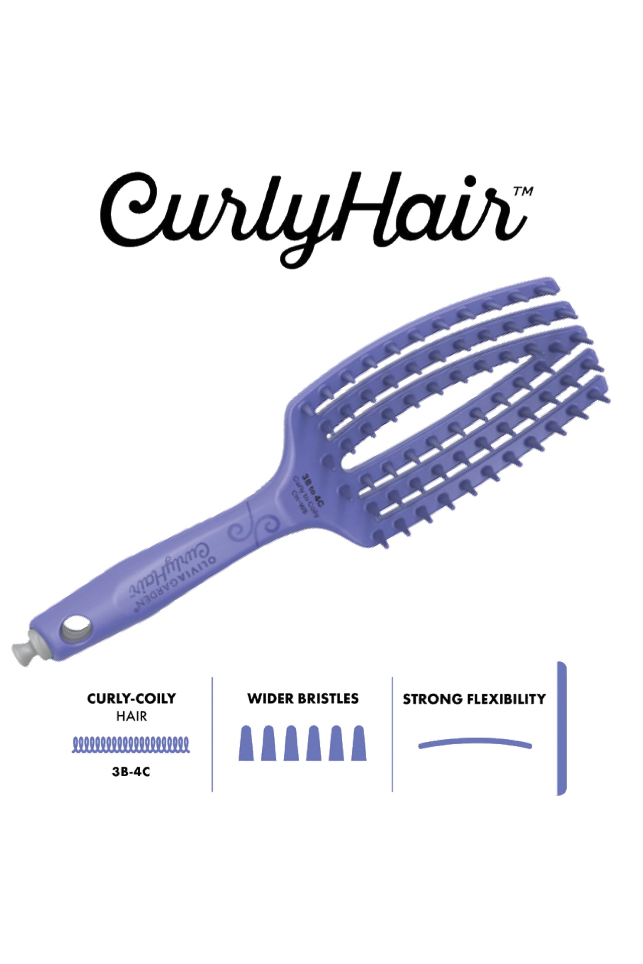 Olivia Garden Curly Hair Brush Collection