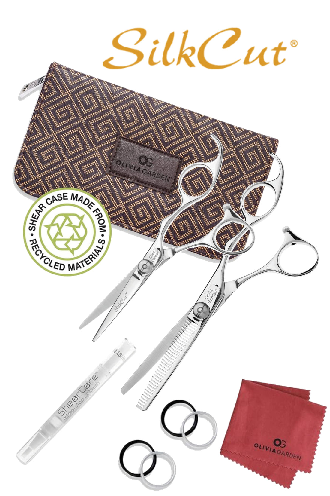 Olivia Garden SilkCut Shear &amp; Thinner Case Deal