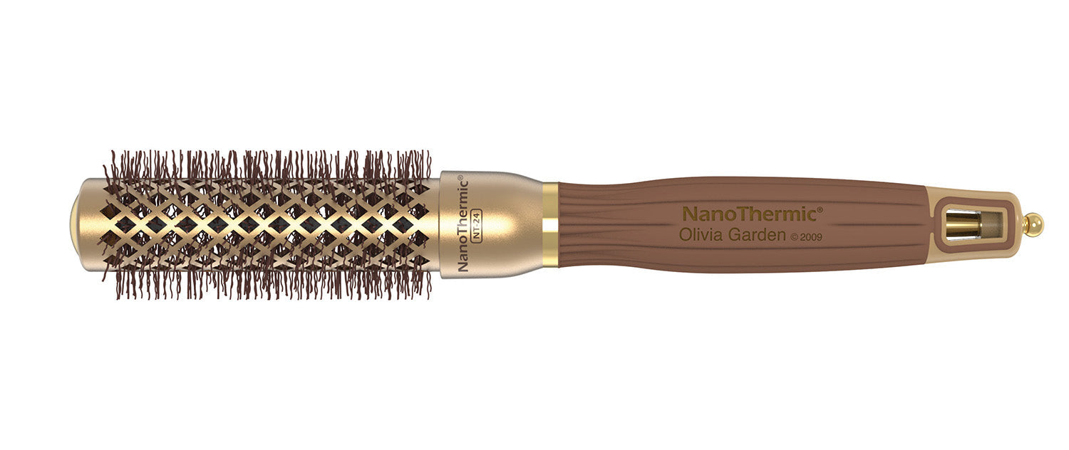 Olivia Garden NanoThermic Ceramic + Ion Round Thermal Collection