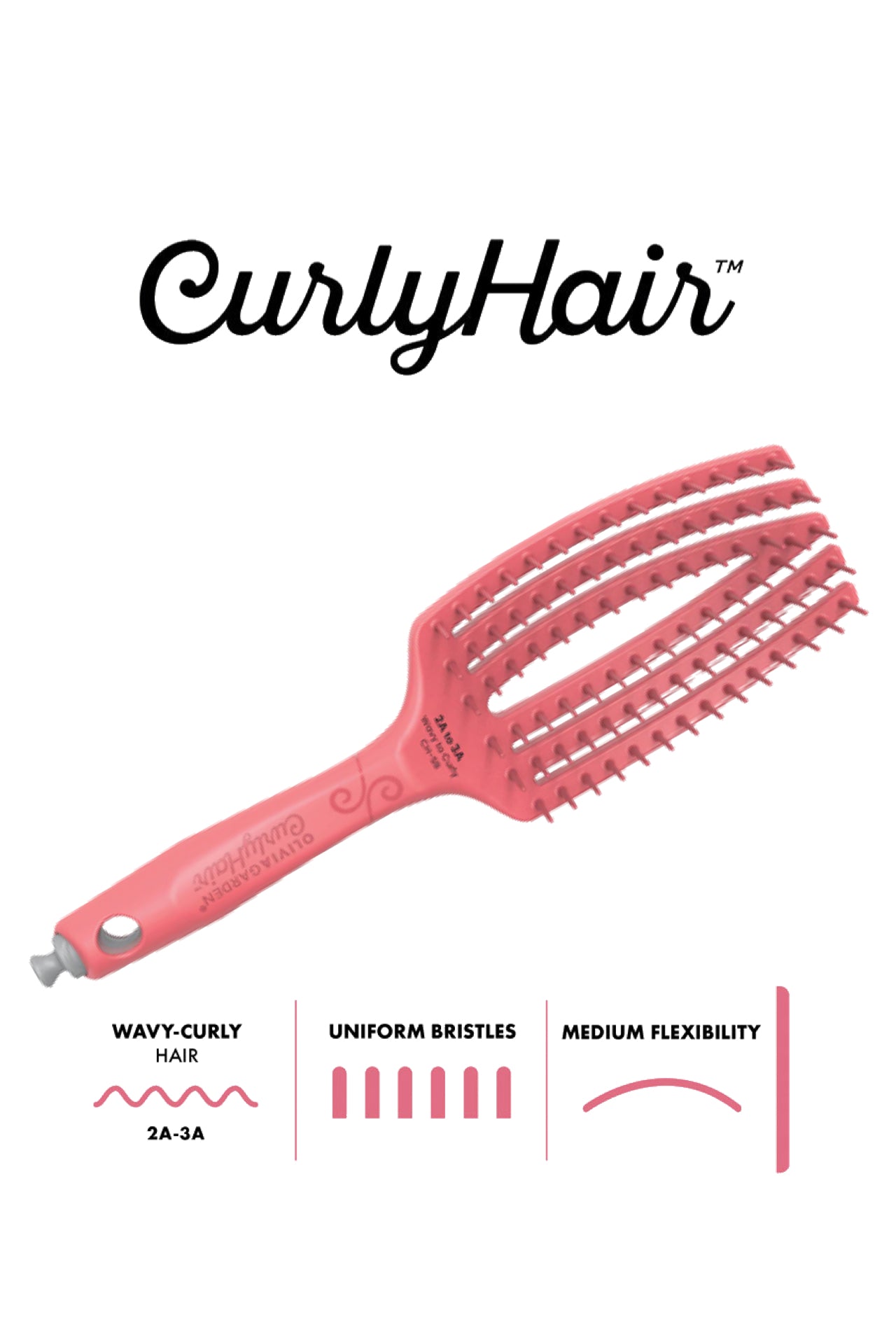 Olivia Garden Curly Hair Brush Collection