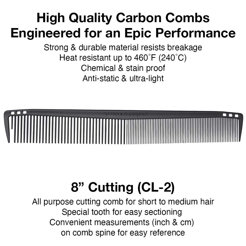 Olivia Garden CarbonLite Combs