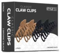 StyleTek Claw Clips 4ct