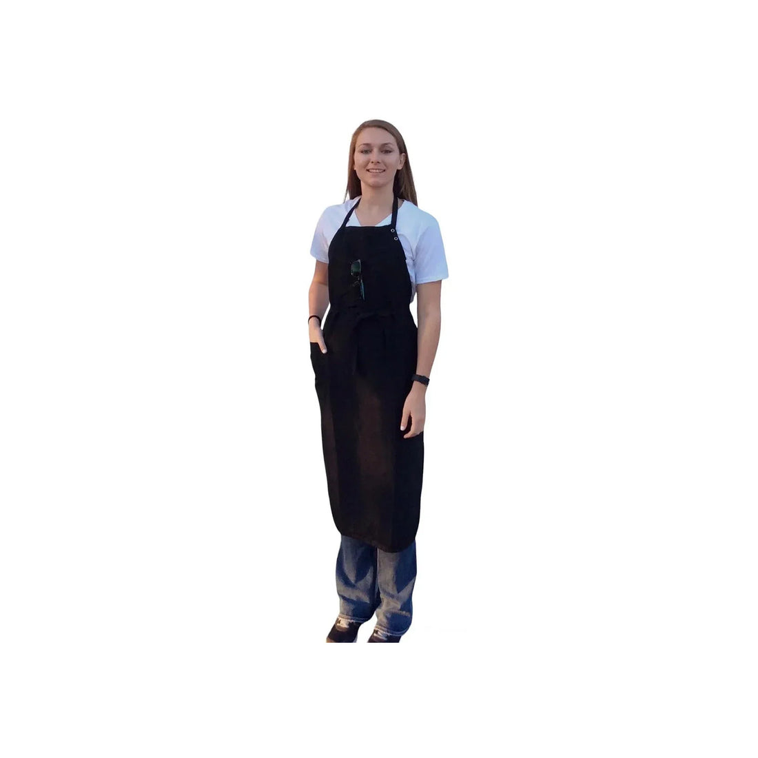 Diamond Technical Long Apron (Black)