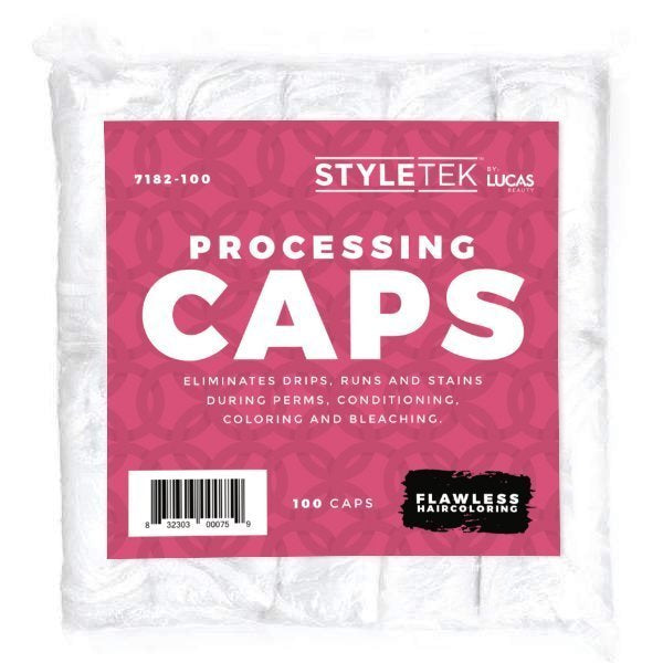 StyleTek Perfect Fit Processing Caps 100 ct.