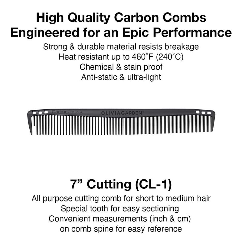 Olivia Garden CarbonLite Combs