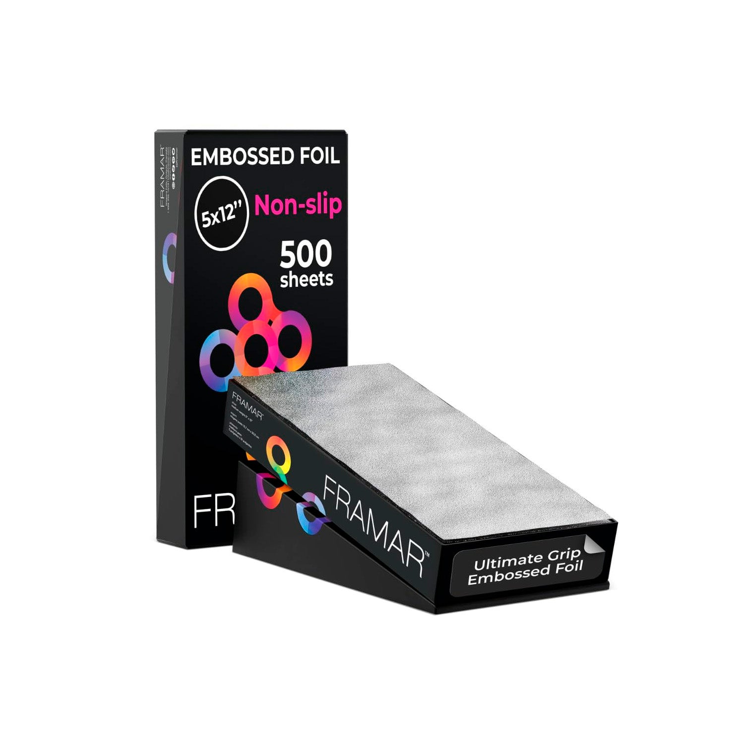 FRAMAR Star Struck Silver 5X12" Pre-Cut Embossed Medium - 500 Sheets