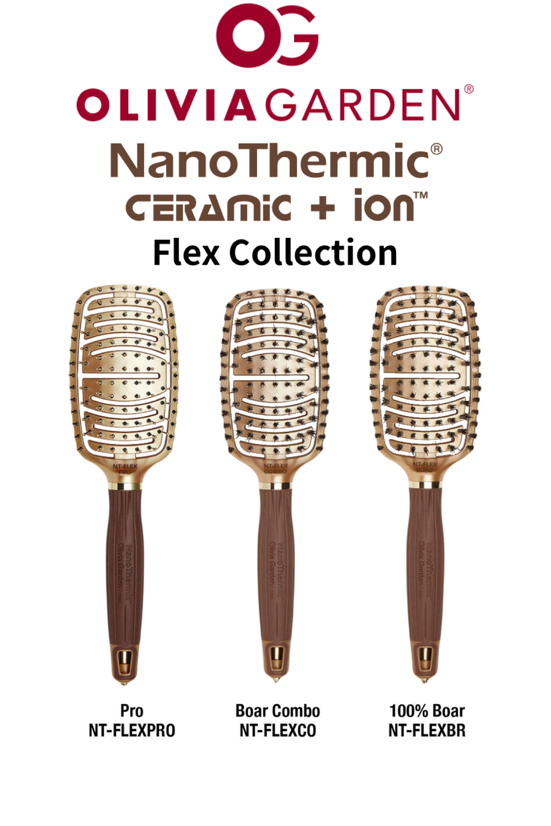Olivia Garden NanoThermic Ceramic + Ion Flex Collection