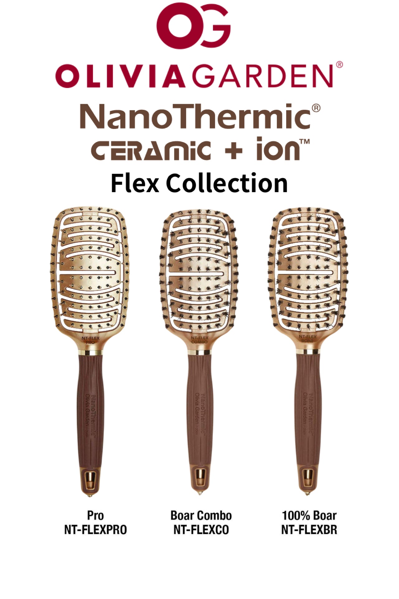 Olivia Garden NanoThermic Ceramic + Ion Flex Collection