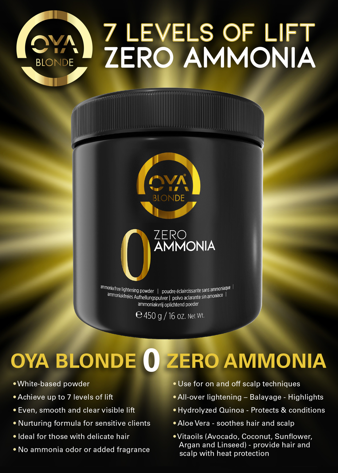 OYA Zero Ammonia Lightening Powder