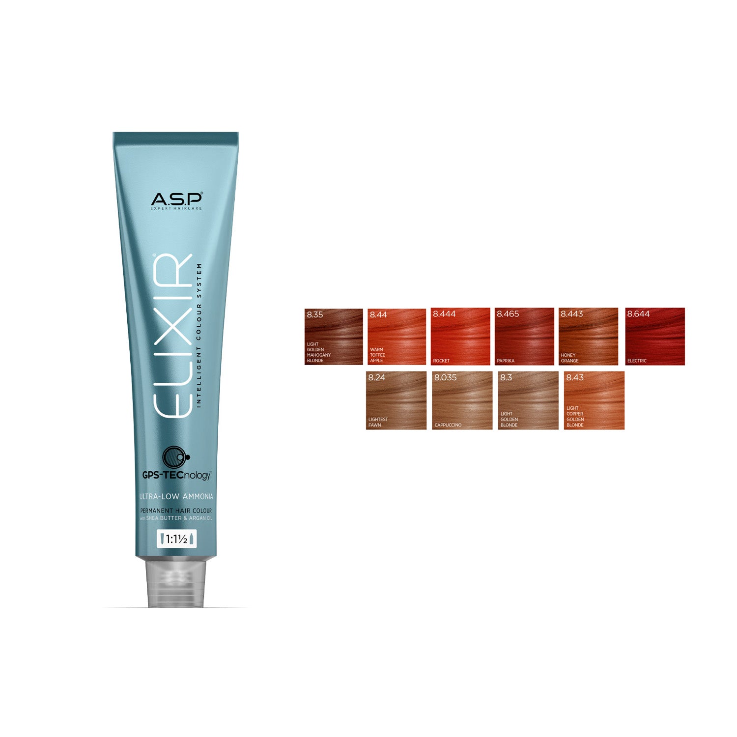 ASP Elixir / Infiniti Permanent Color (Regular Shades) - Level 8