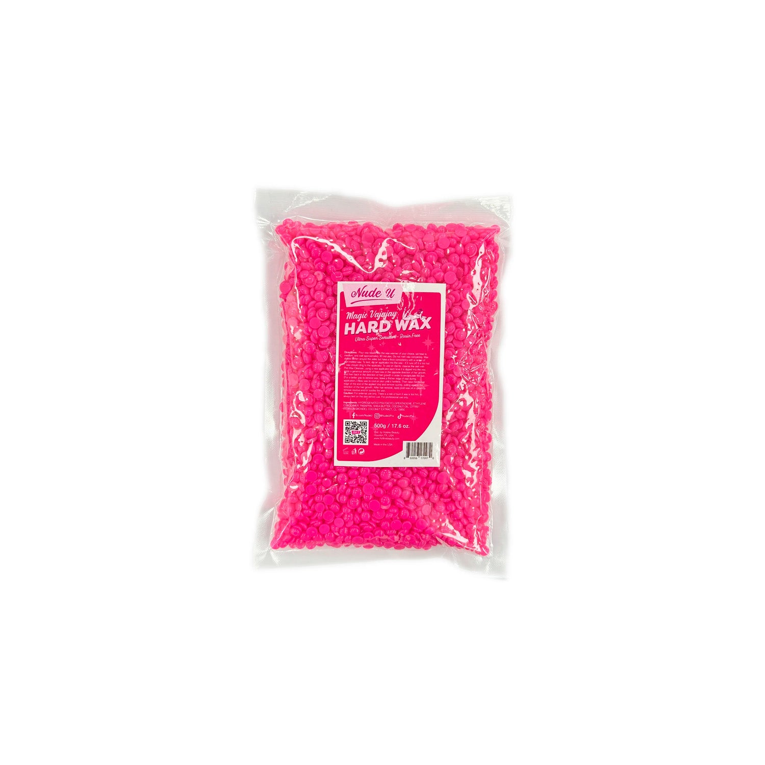 NudeU Hard Wax 500g Magic Vajaja