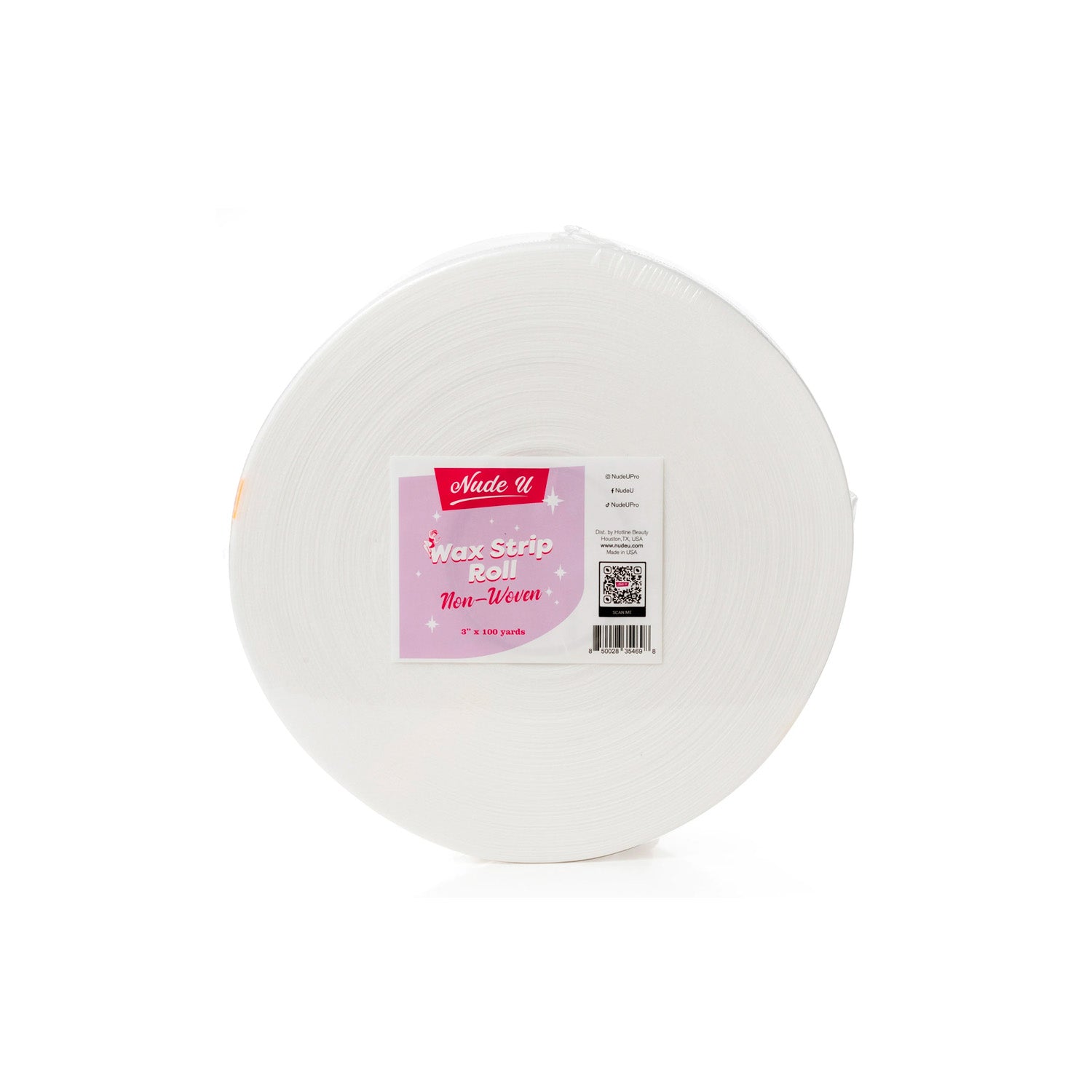NudeU Non-Woven Wax Strip Roll (3"x100yards)