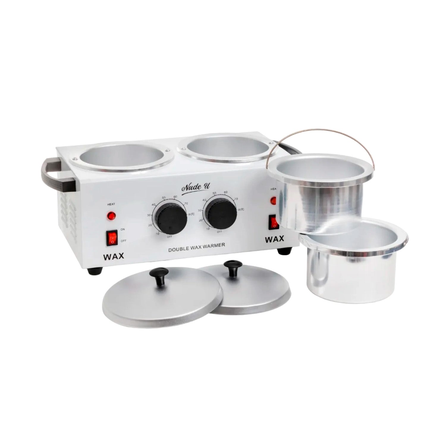 NudeU Prof Double Pot Wax Warmer