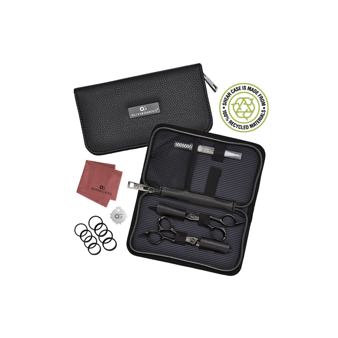 Olivia Garden OG Barber Shear &amp; Thinner Case Deal