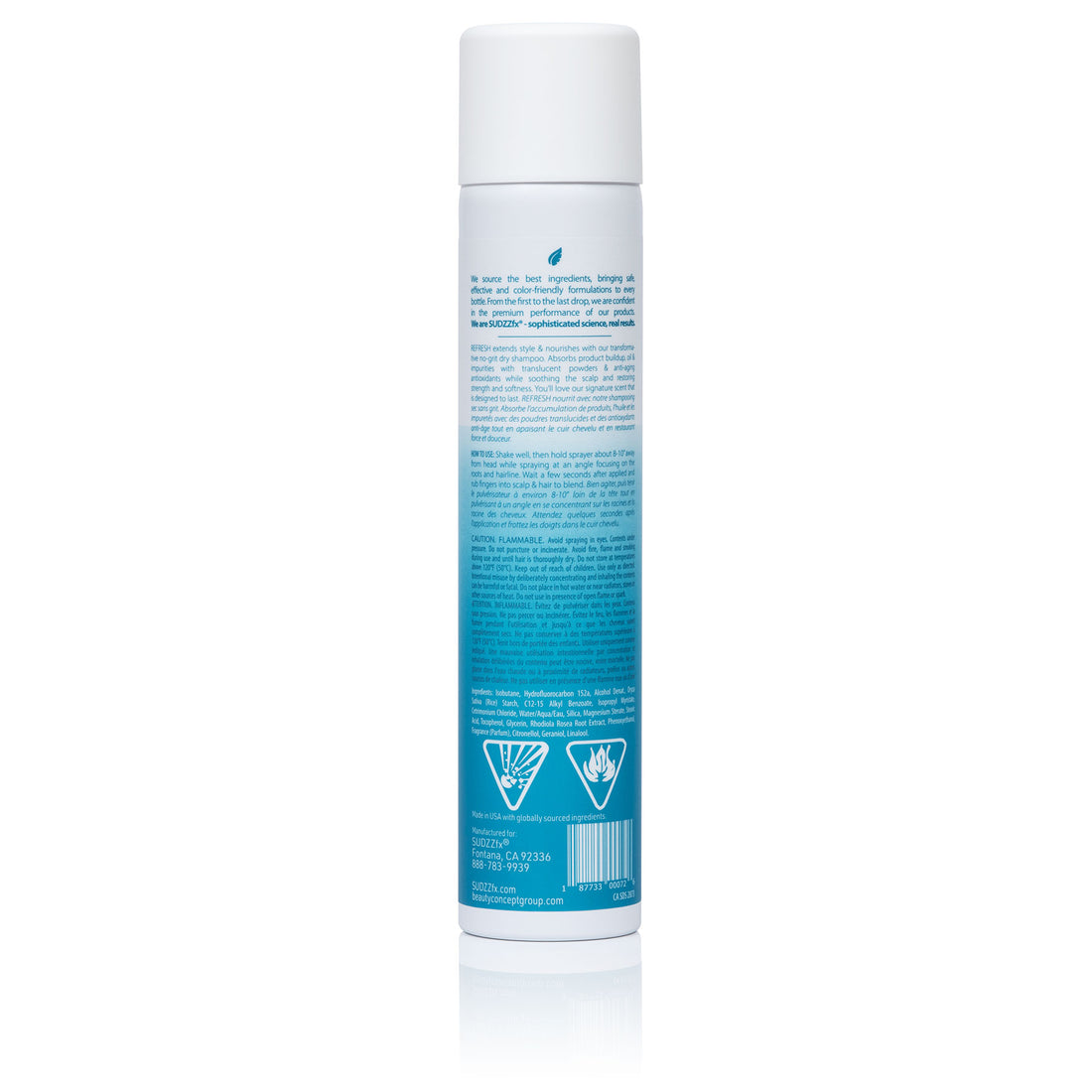 SUDZZfx REFRESH Ultimate Dry Shampoo