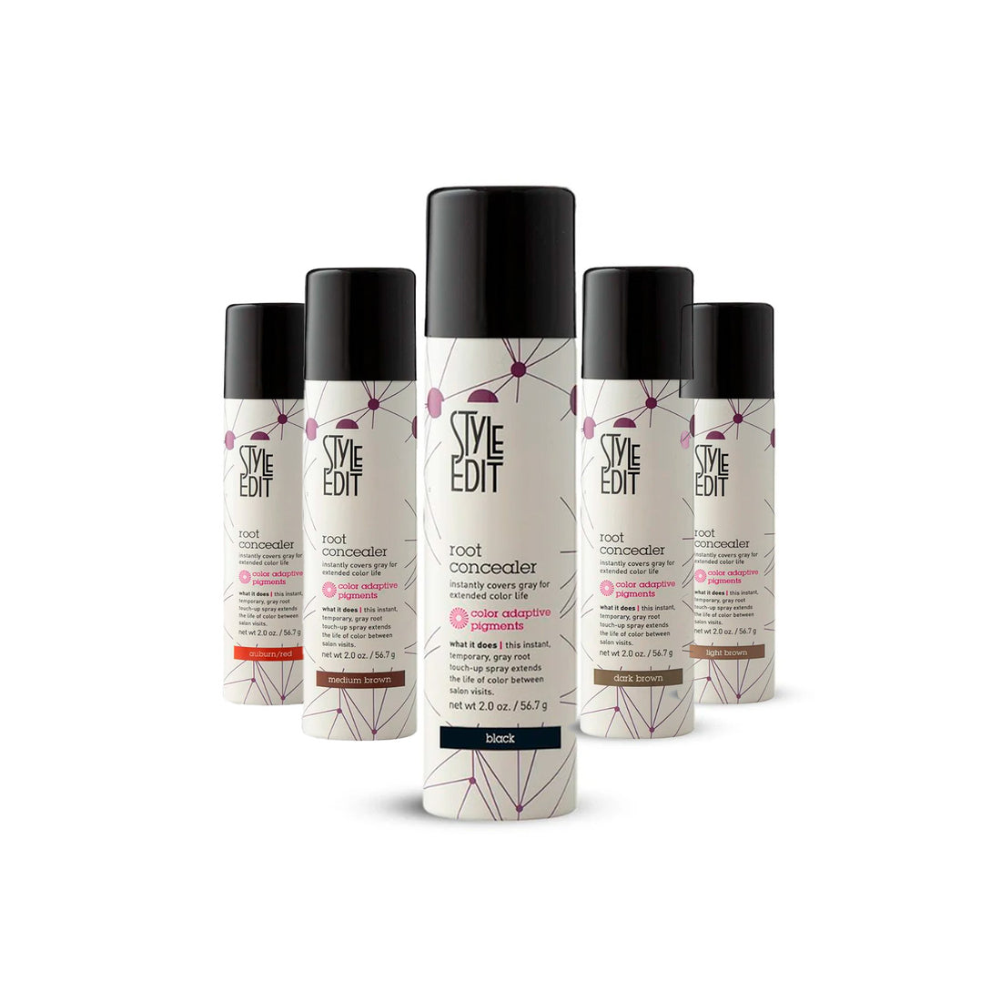 StyleEdit - Root Concealer Spray - Brunette Beauty + Drop Red Gorgeous