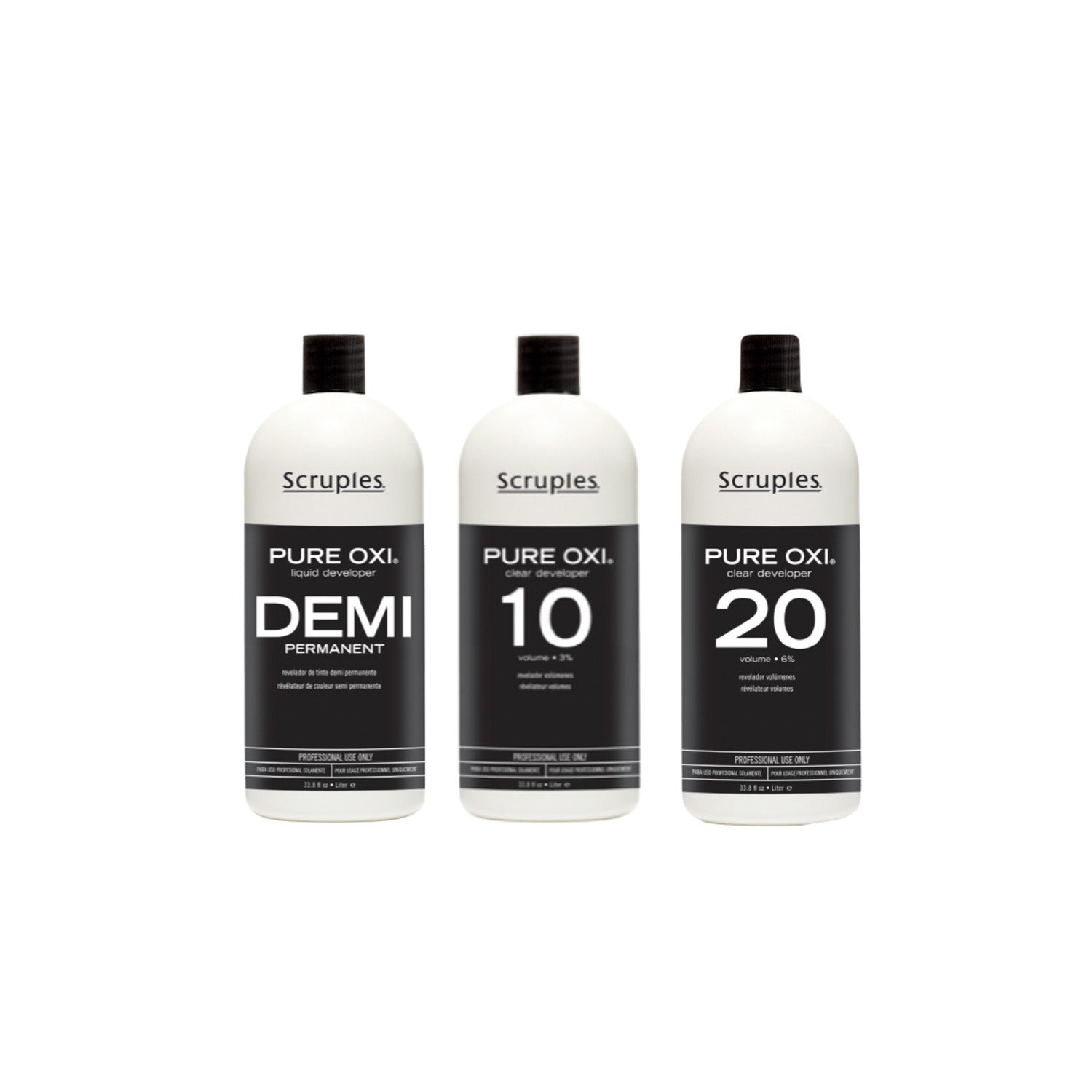 SCRUPLES Pure Oxi Liquid Developers