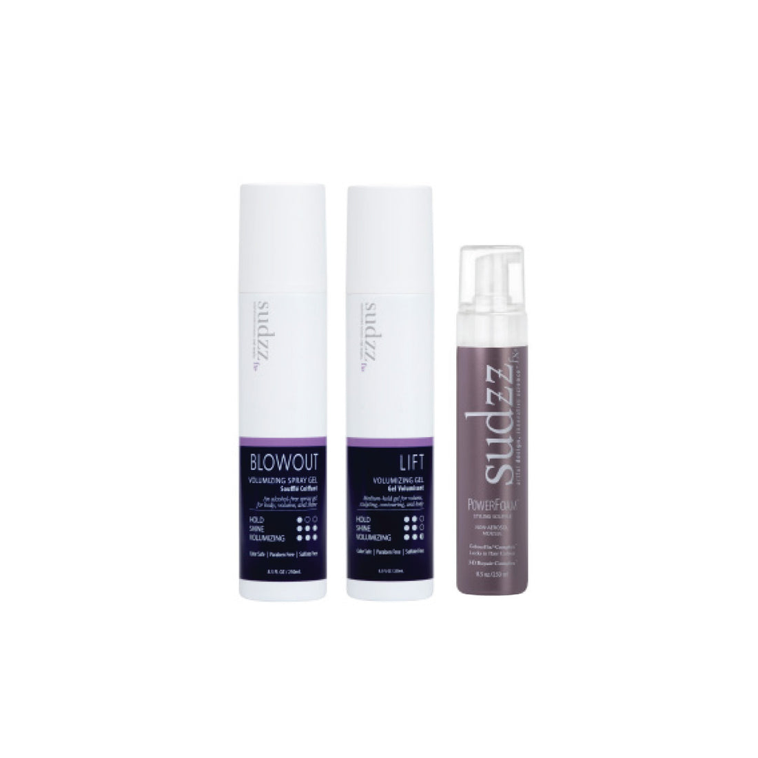 SUDZZ Stylist Station Support Volume Kit