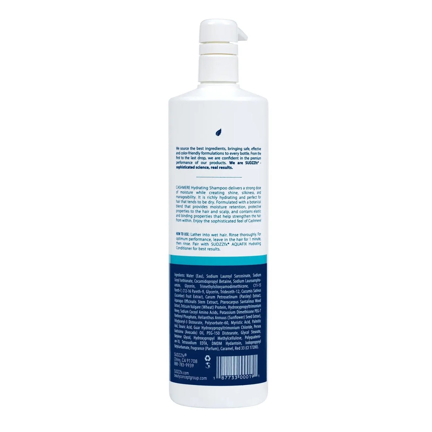 SUDZZfx CASHMERE Hydrating Shampoo