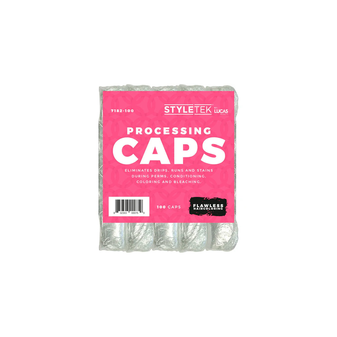 StyleTek Perfect Fit Processing Caps 100 ct.