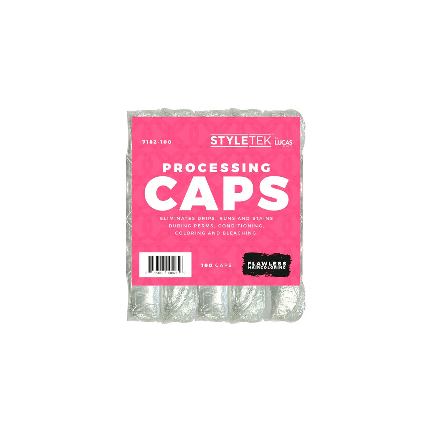 StyleTek Perfect Fit Processing Caps 100 ct.